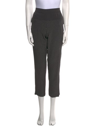 Halston Silk Skinny Leg Pants