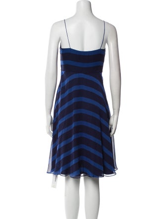 Halston Silk Knee-Length Dress