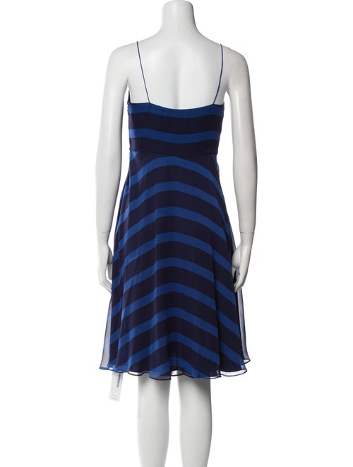 Halston Silk Knee-Length Dress