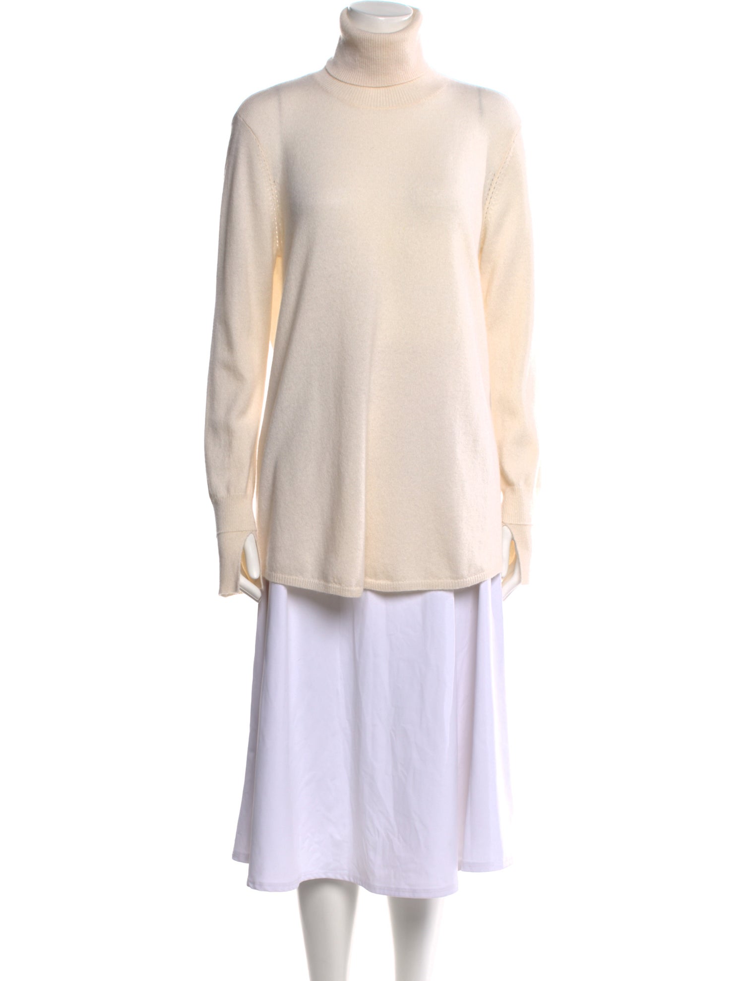 Halston Wool Turtleneck Sweater