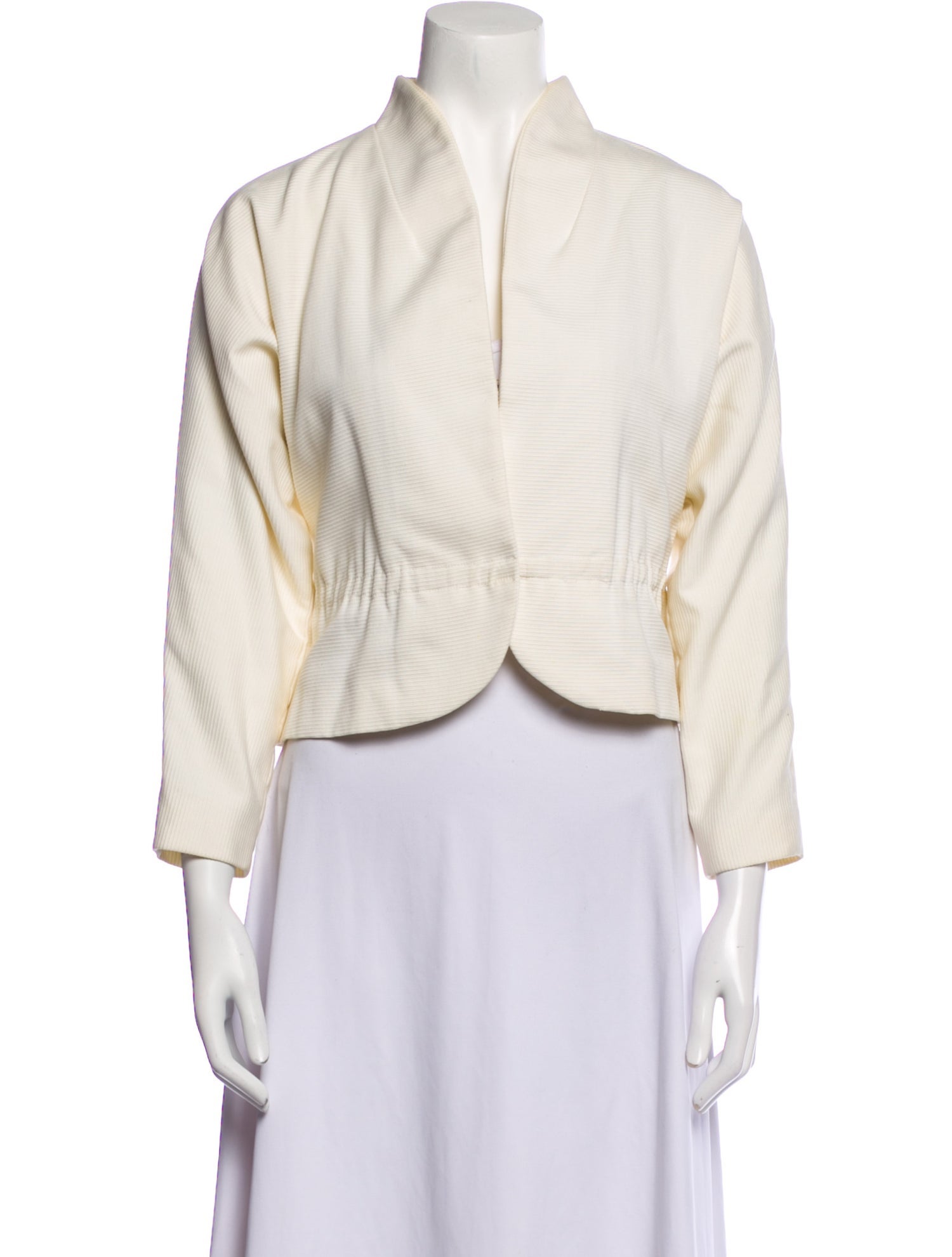 Halston Striped Evening Jacket