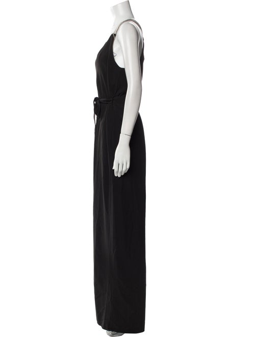Halston V-Neck Jumpsuit