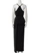Halston V-Neck Jumpsuit
