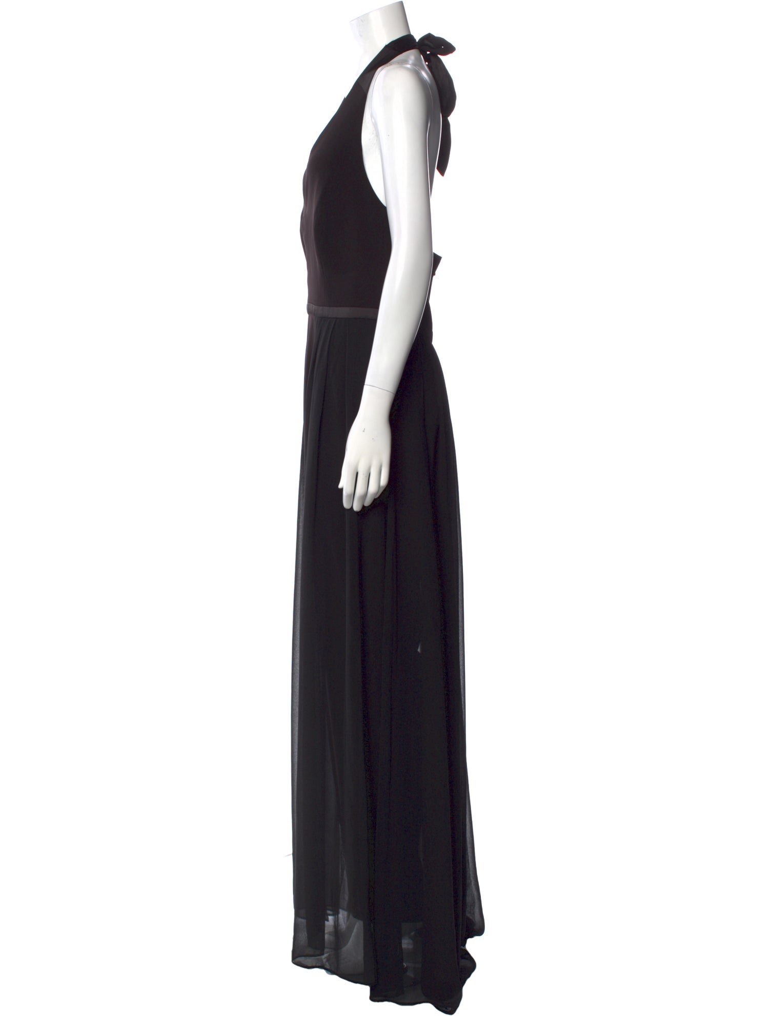 Halston Plunge Neckline Jumpsuit w/ Tags