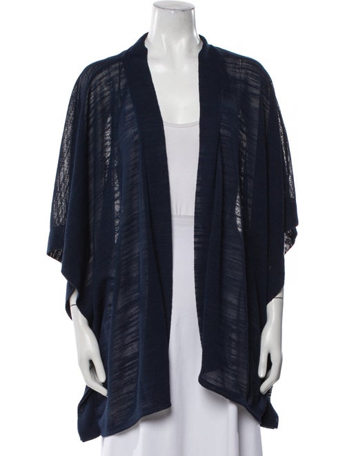 Halston Printed Open Front Sweater