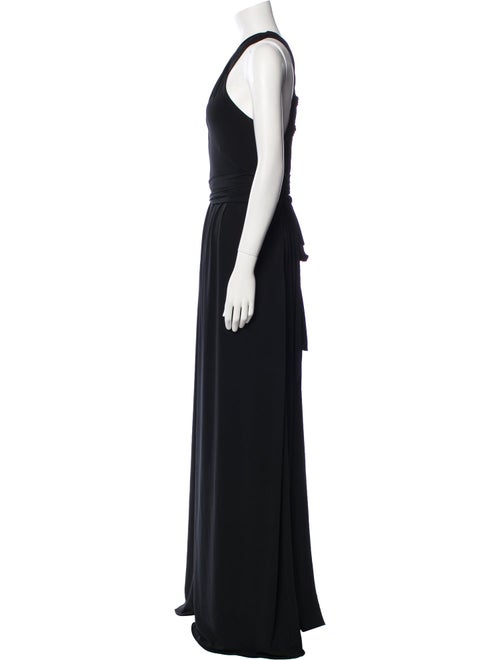 Halston Halterneck Long Dress