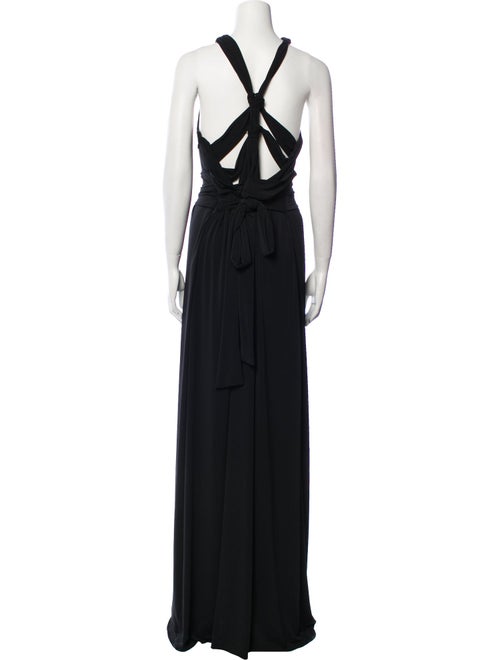 Halston Halterneck Long Dress