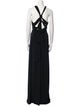 Halston Halterneck Long Dress
