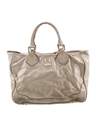 Halston Suede Tote