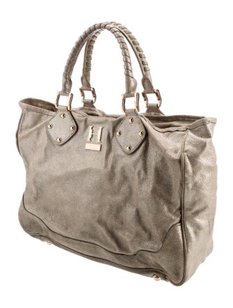 Halston Suede Tote