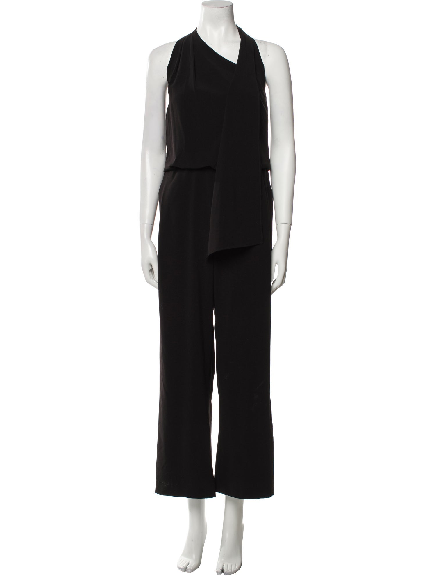 Halston Cowl Neck Jumpsuit