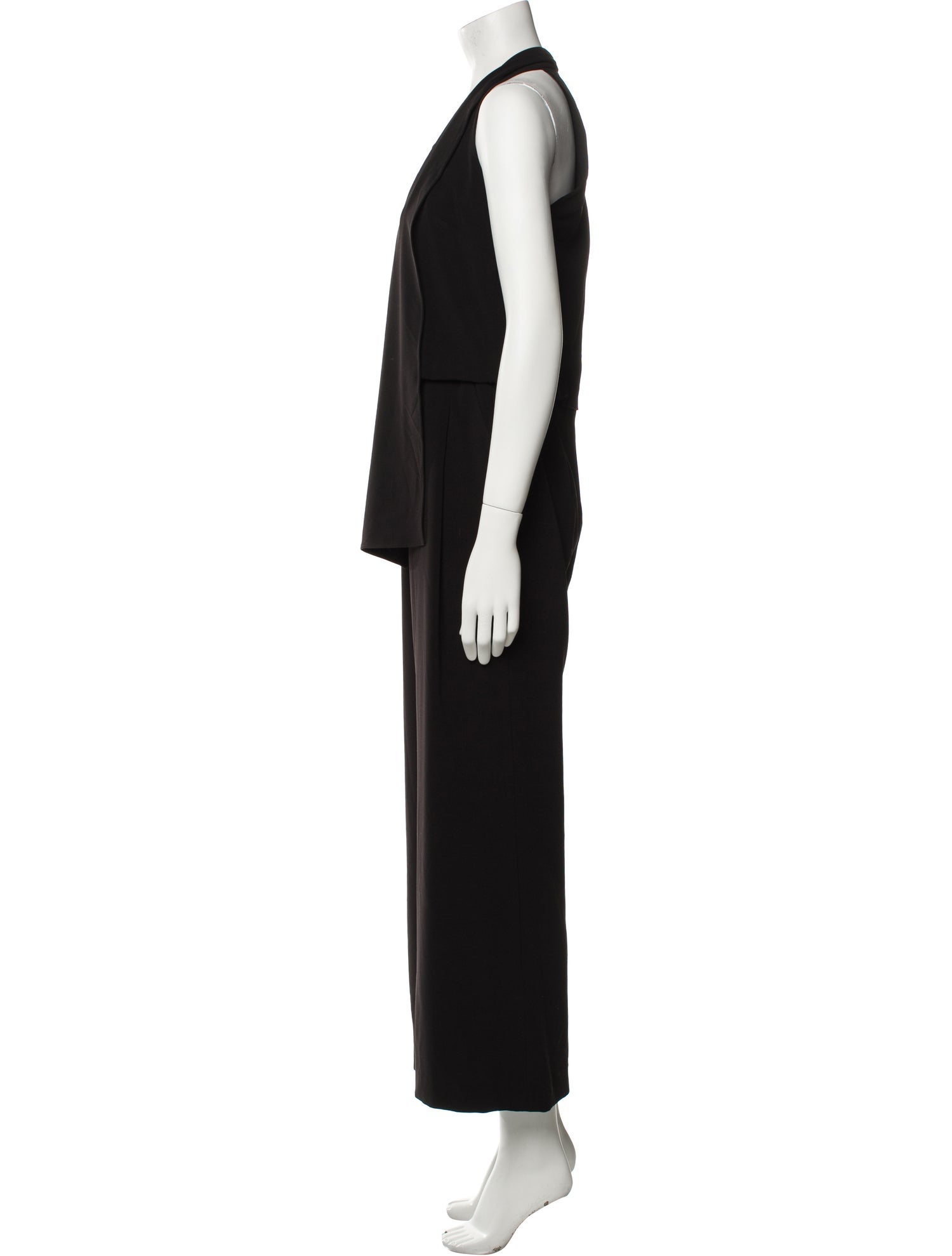 Halston Cowl Neck Jumpsuit