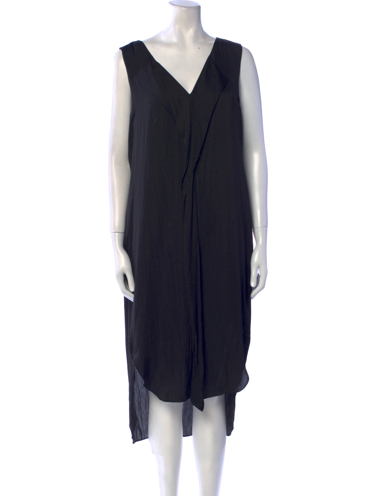 Halston V-Neck Midi Length Dress w/ Tags