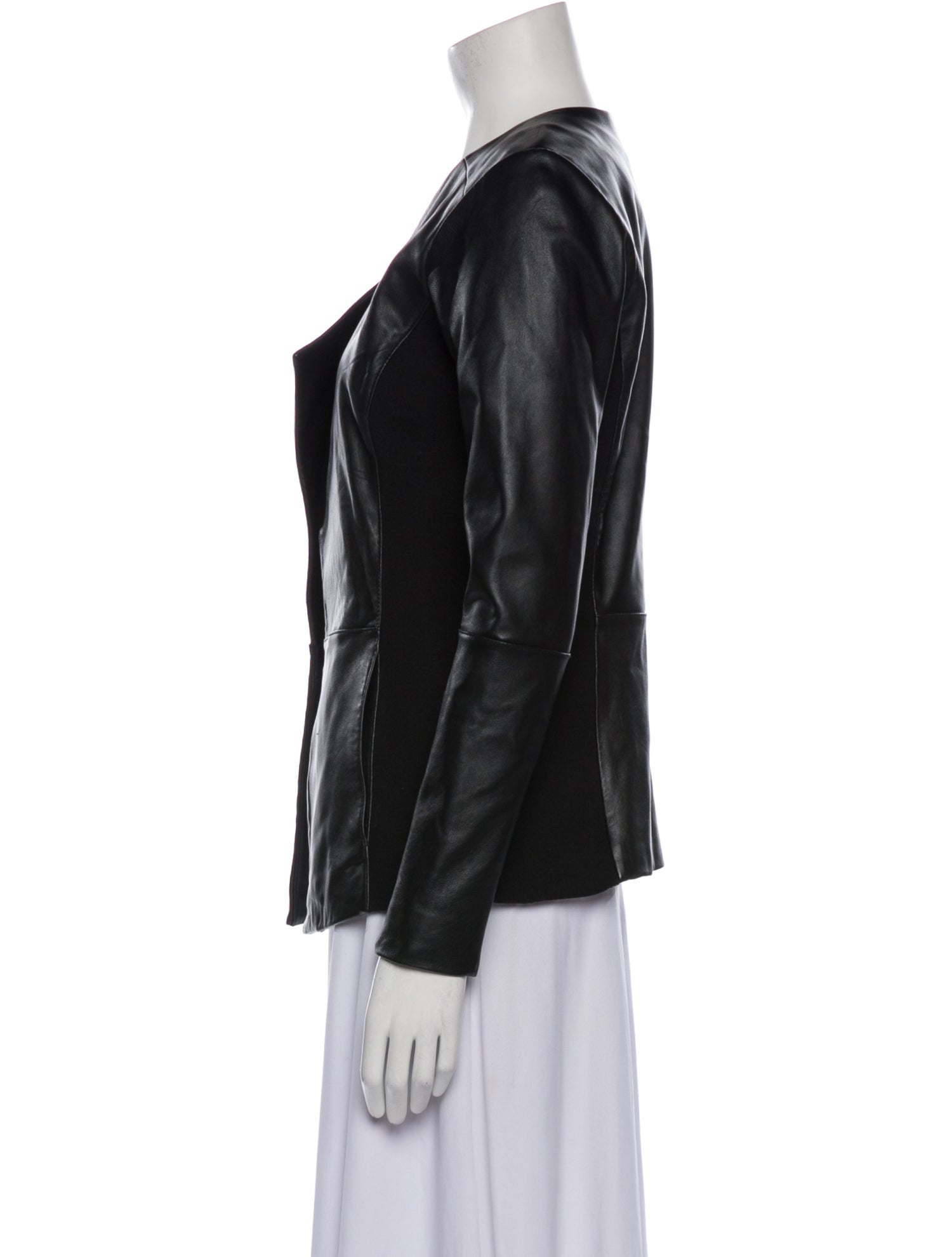 Halston Leather Evening Jacket