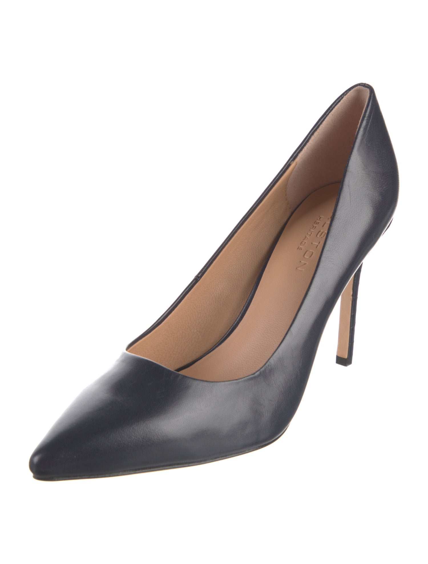 Halston Leather Pumps