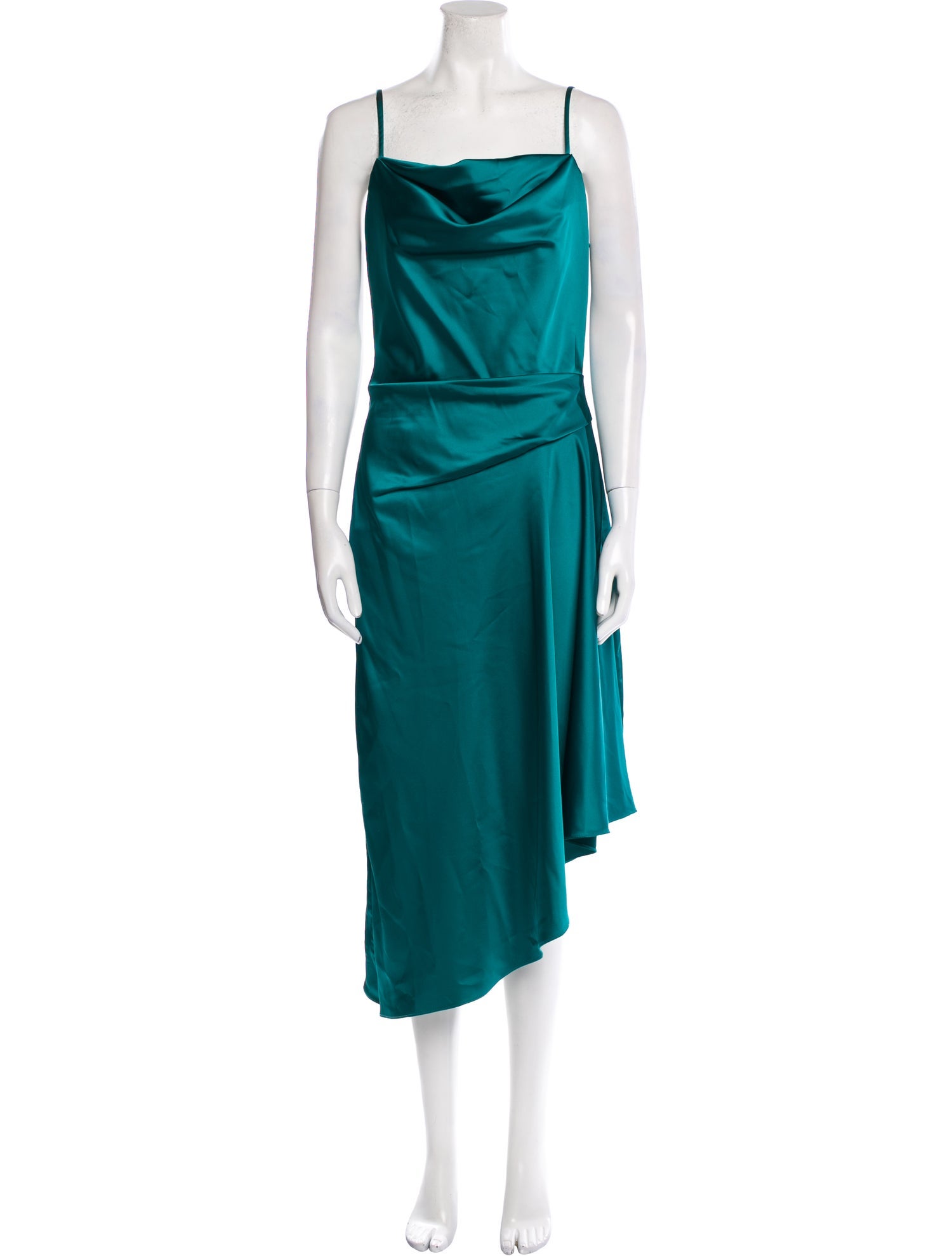 Halston Cowl Neck Long Dress w/ Tags