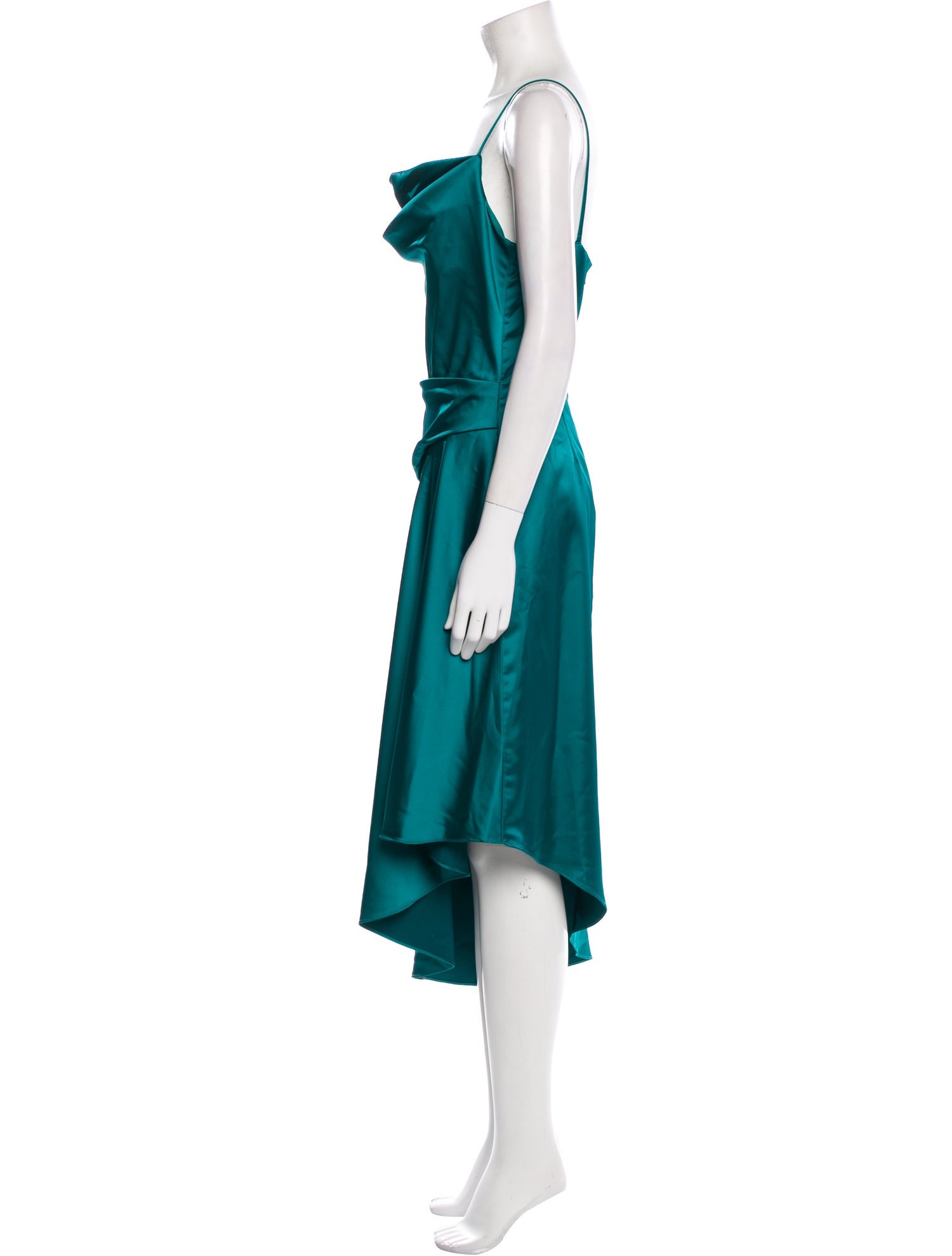 Halston Cowl Neck Long Dress w/ Tags