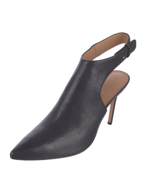 Halston Leather Slingback Pumps