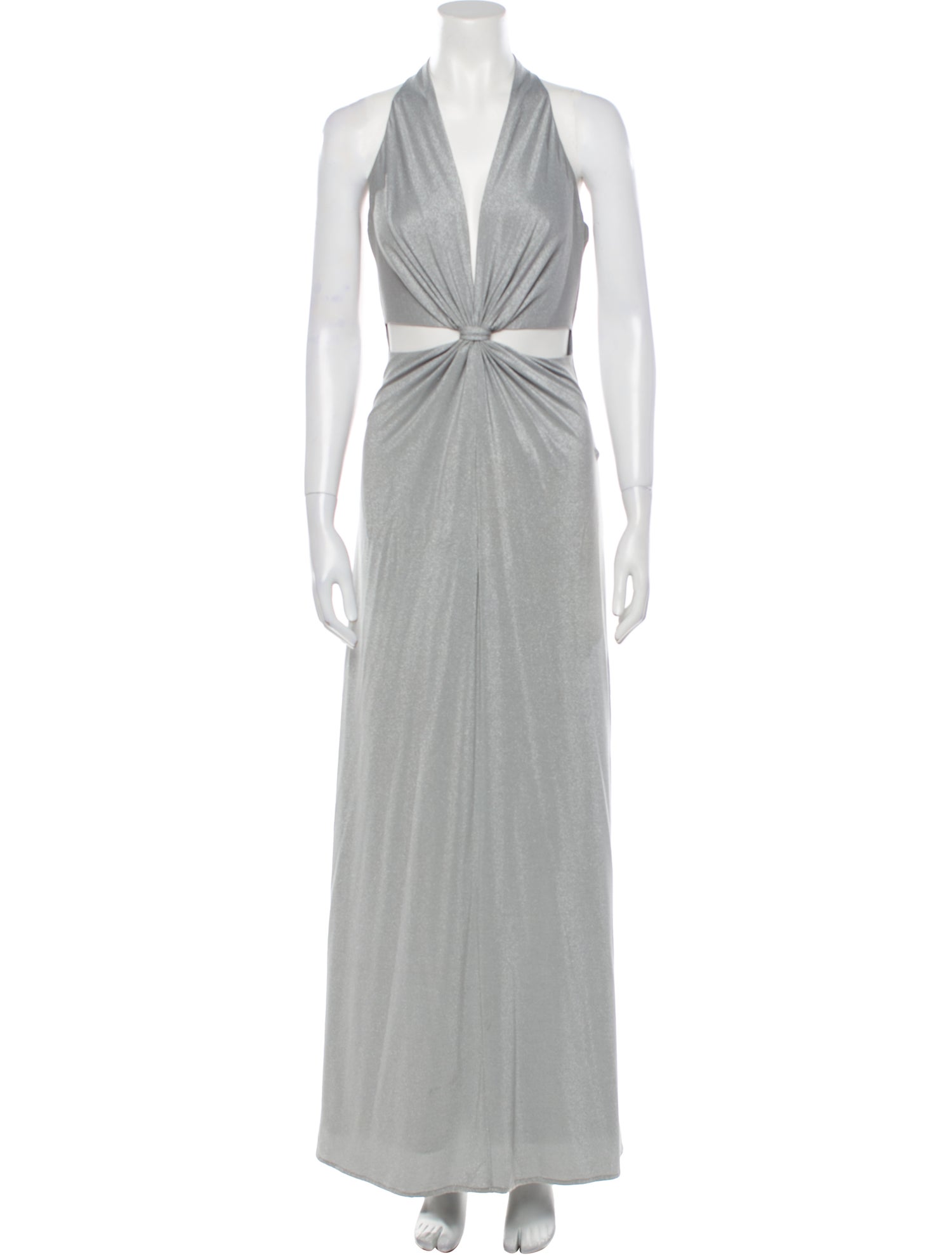 Halston Halterneck Long Dress