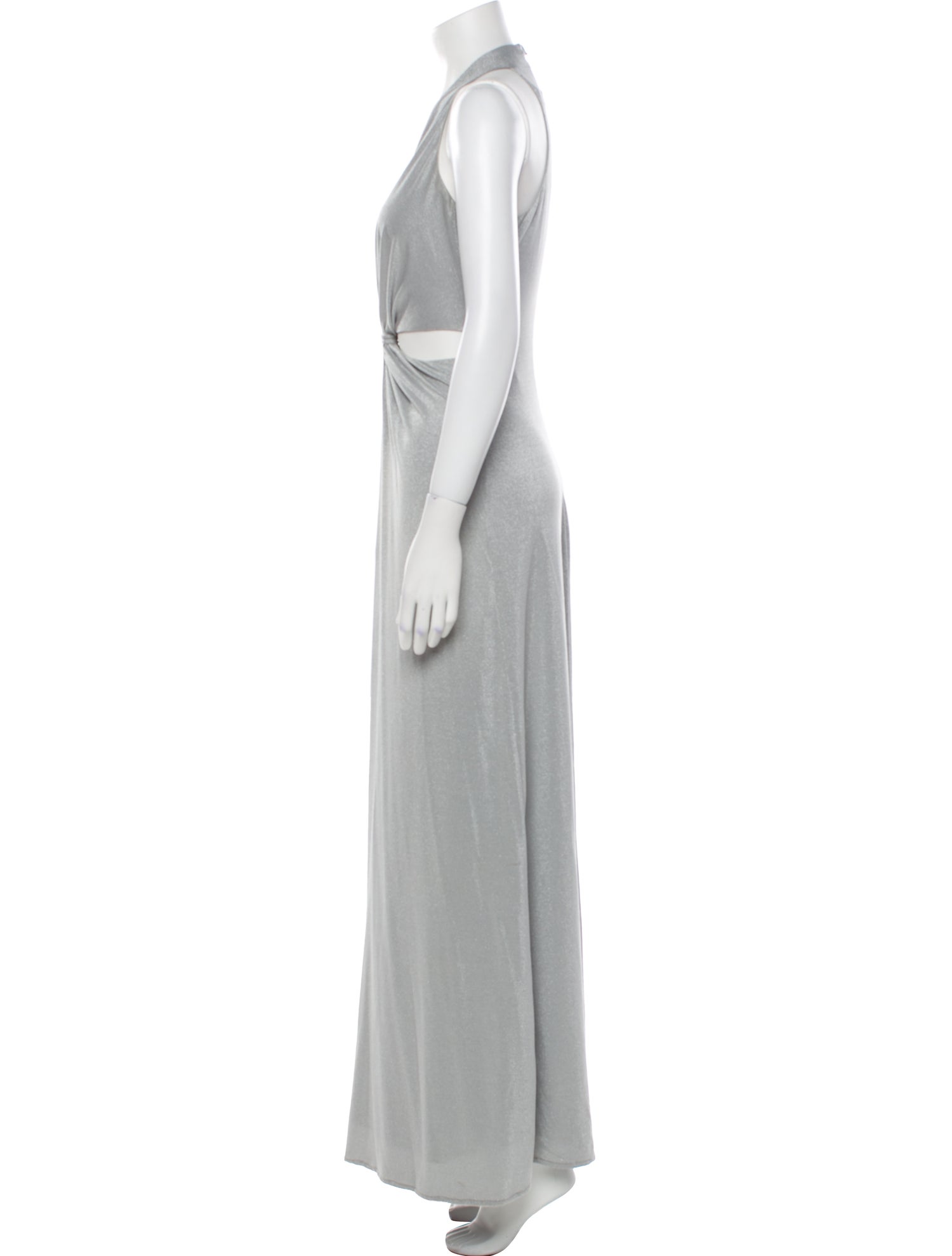 Halston Halterneck Long Dress