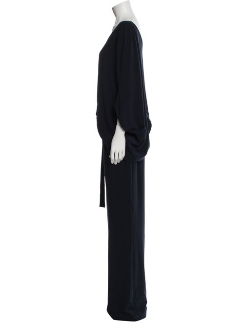 Halston One-Shoulder Jumpsuit