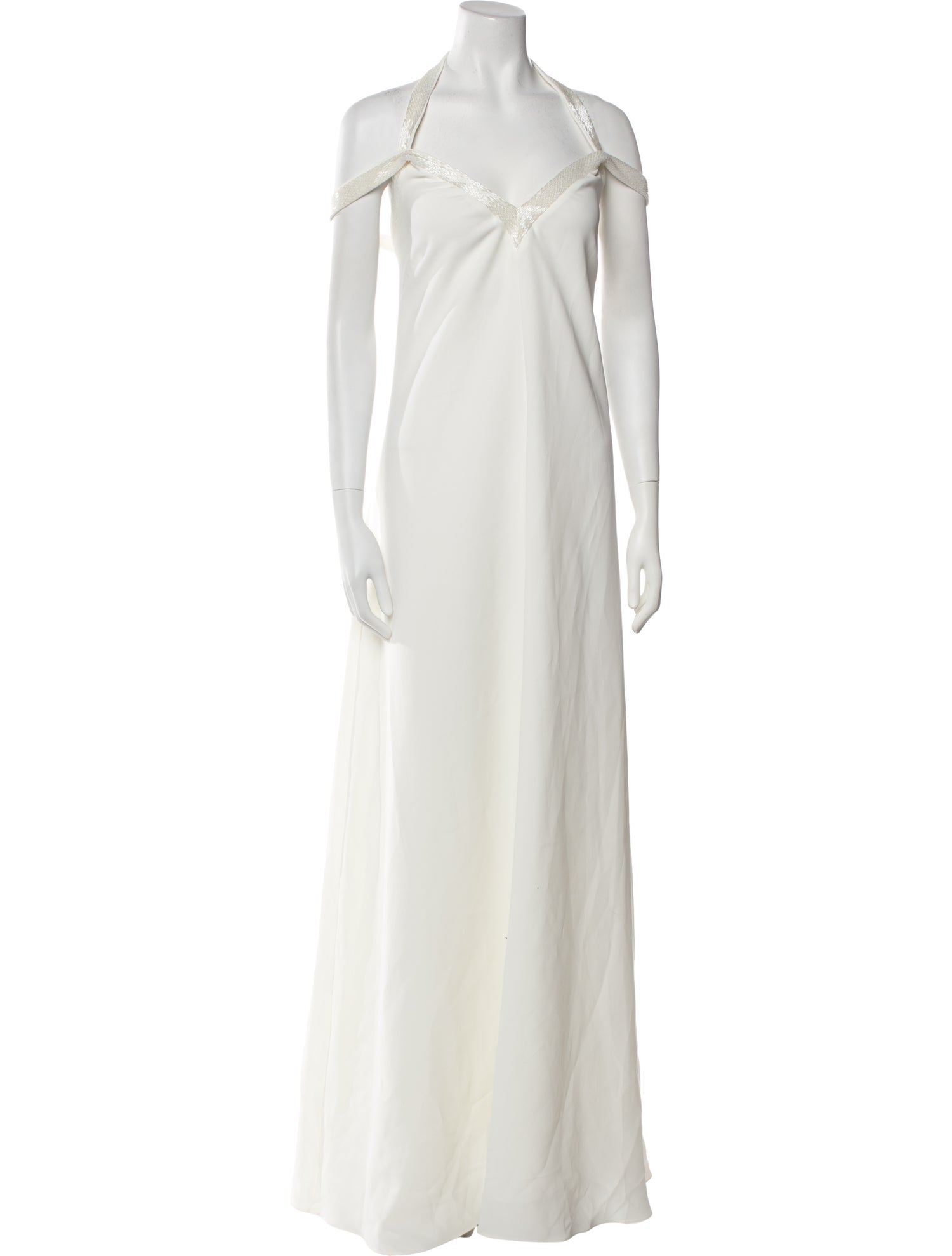 Halston Halterneck Long Dress