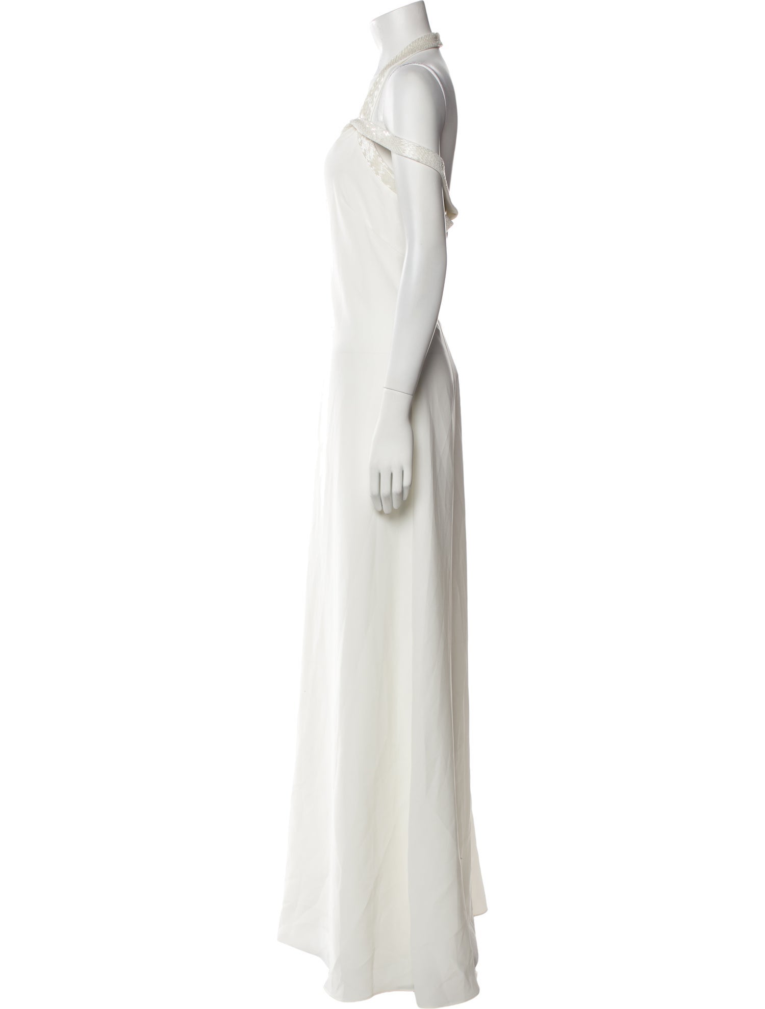 Halston Halterneck Long Dress
