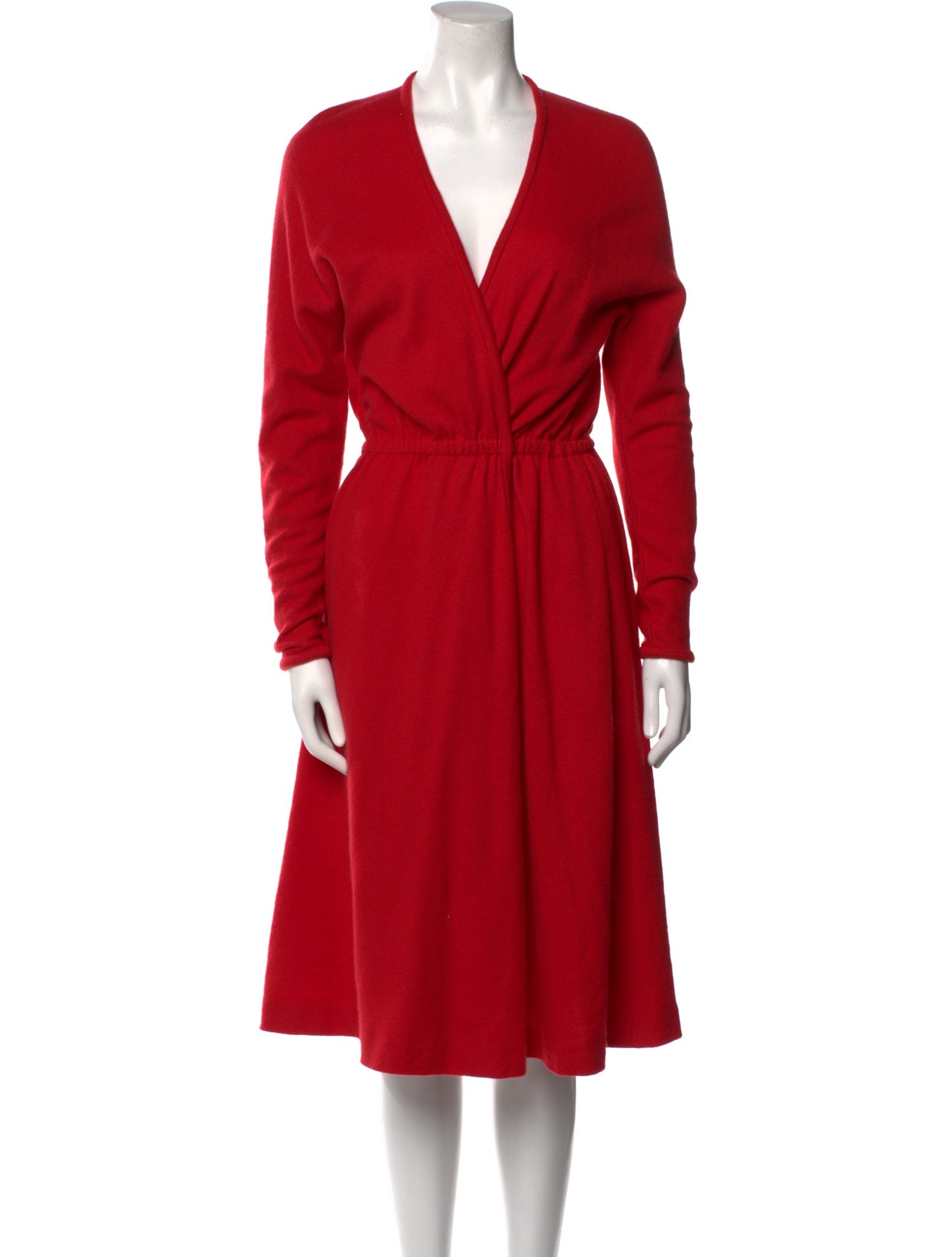 Halston Vintage Midi Length Dress