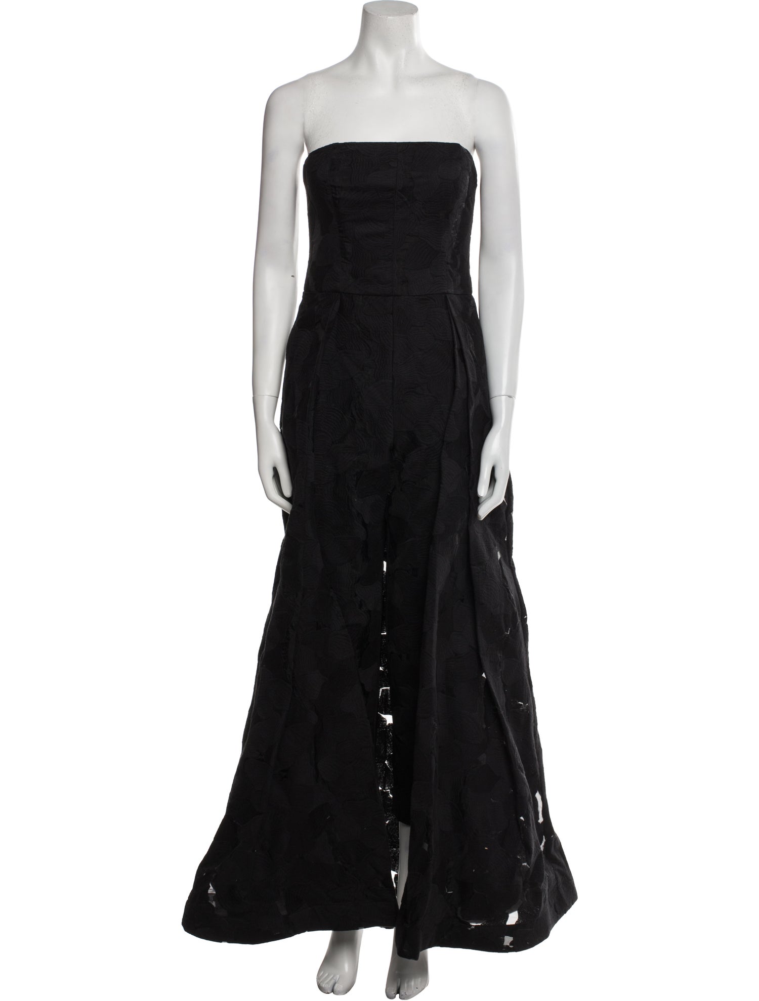 Halston Nylon Strapless Jumpsuit w/ Tags
