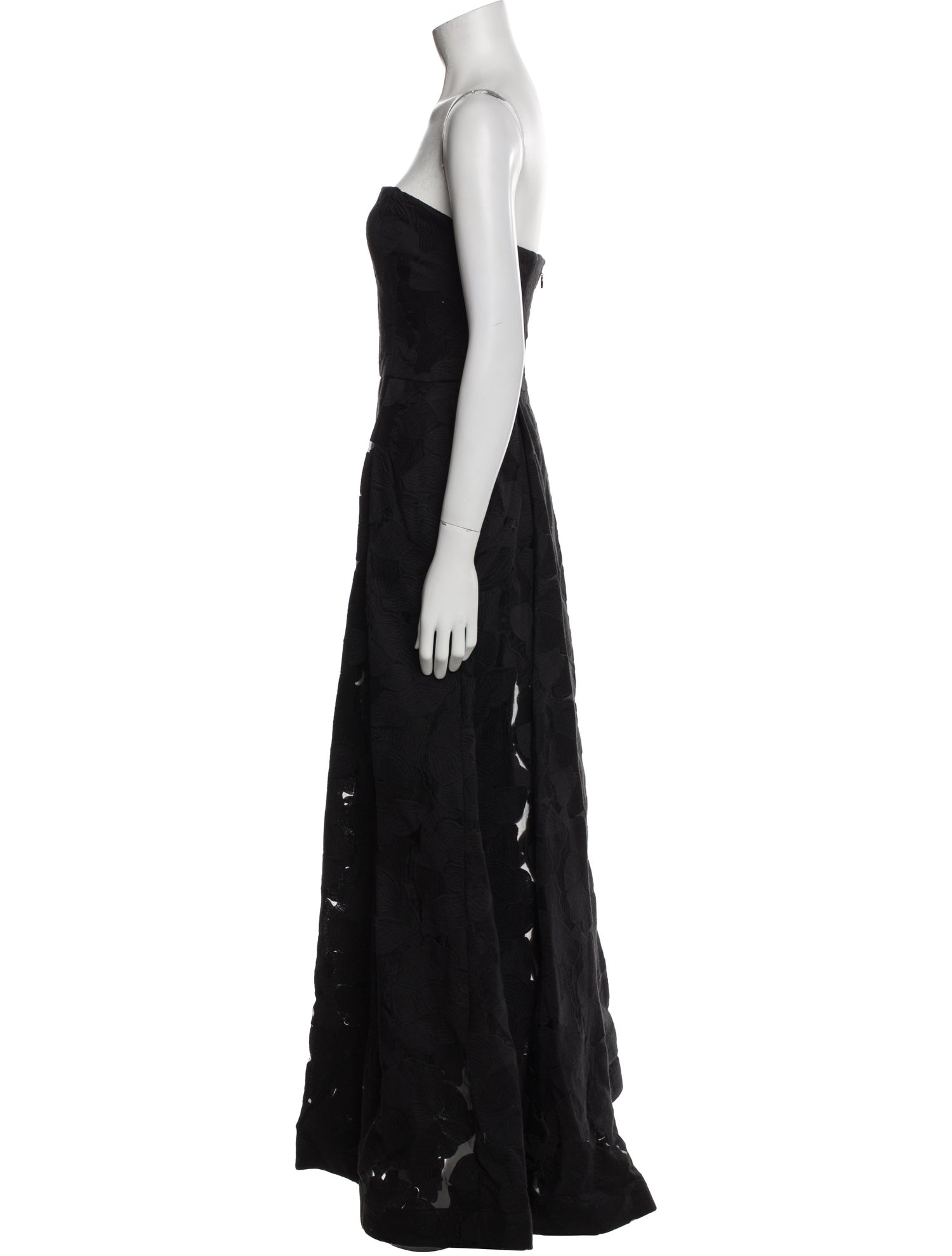 Halston Nylon Strapless Jumpsuit w/ Tags