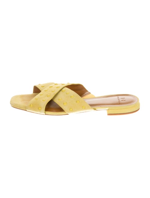 Halston Suede Slides