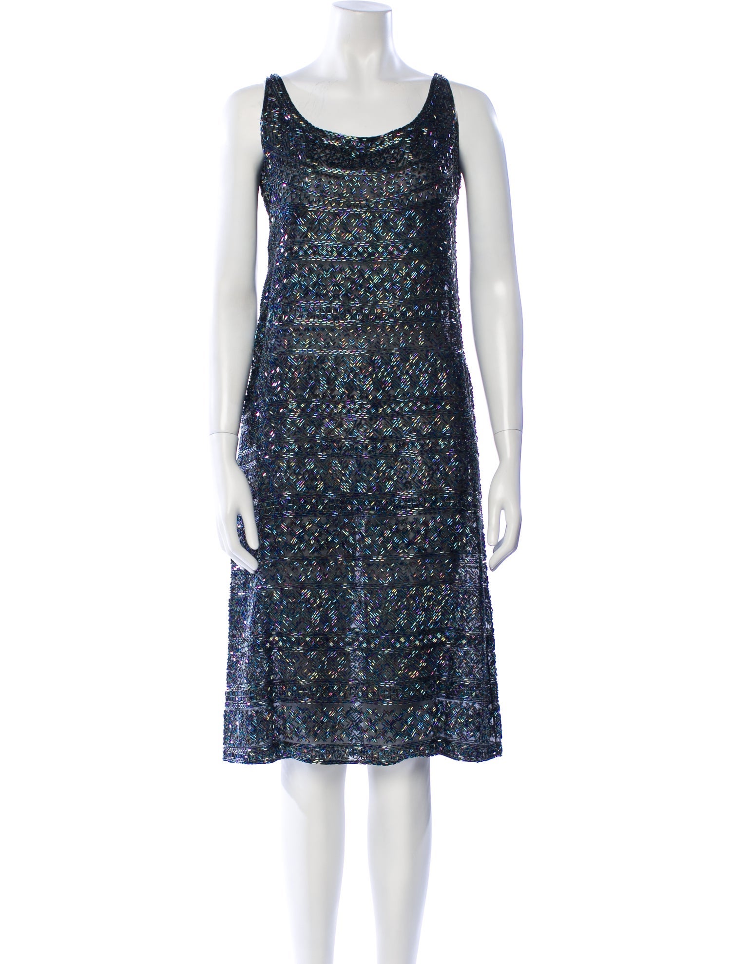 Halston Vintage Knee-Length Dress