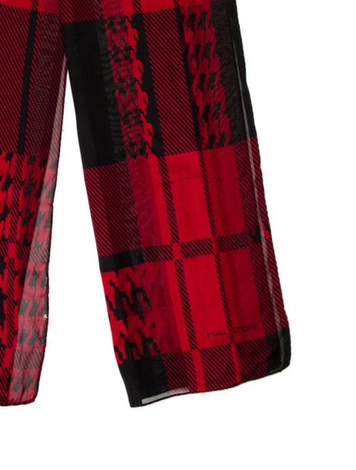 Halston Silk Striped Scarf