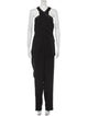 Halston V-Neck Jumpsuit