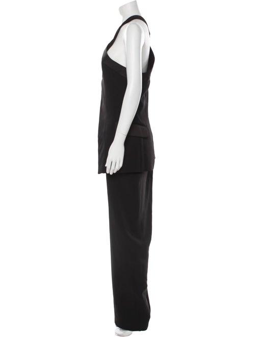 Halston V-Neck Jumpsuit