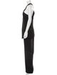 Halston V-Neck Jumpsuit