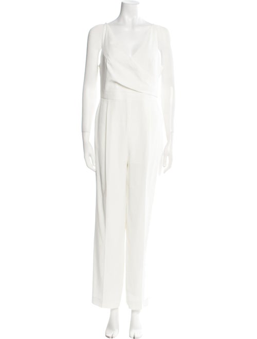 Halston V-Neck Jumpsuit