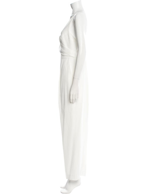 Halston V-Neck Jumpsuit