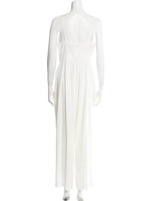 Halston V-Neck Jumpsuit