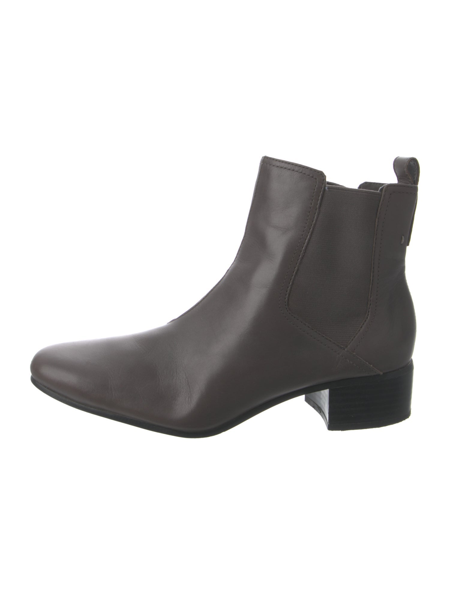 H by Halston Leather Chelsea Boots