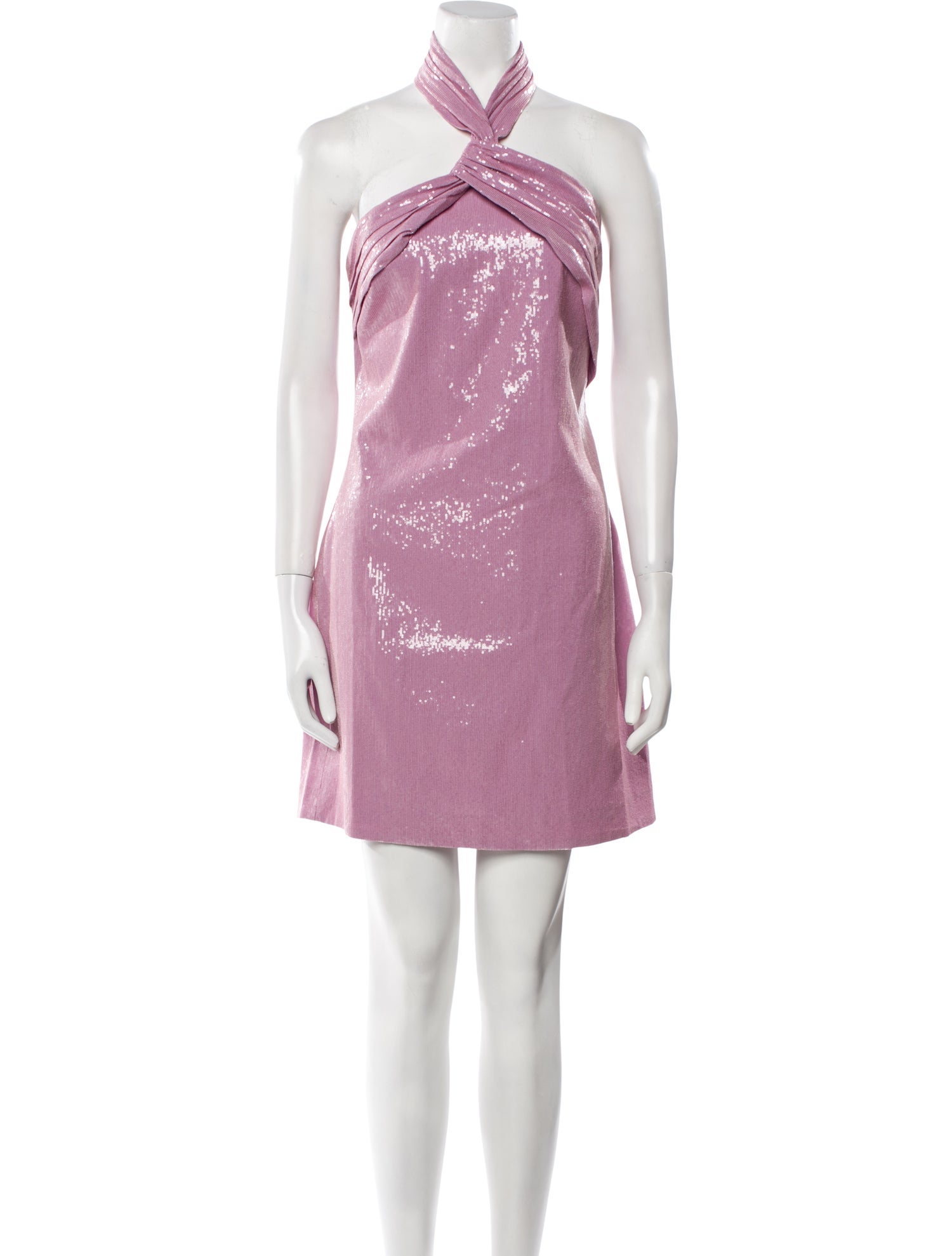 Halston Halterneck Mini Dress