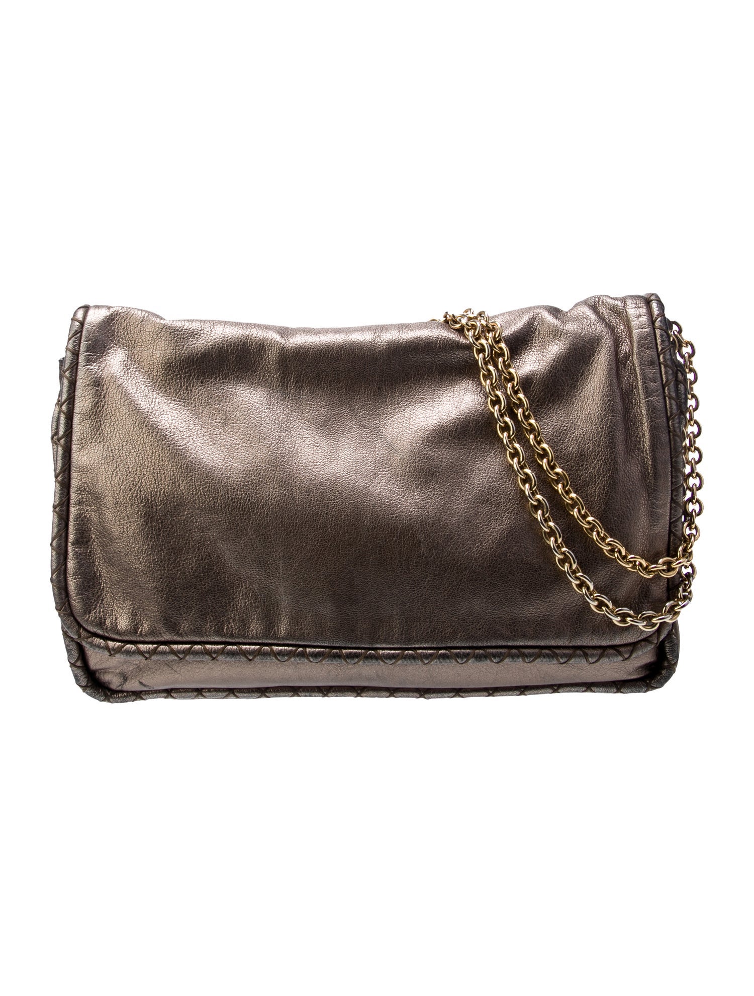 Halston Leather Shoulder Bag