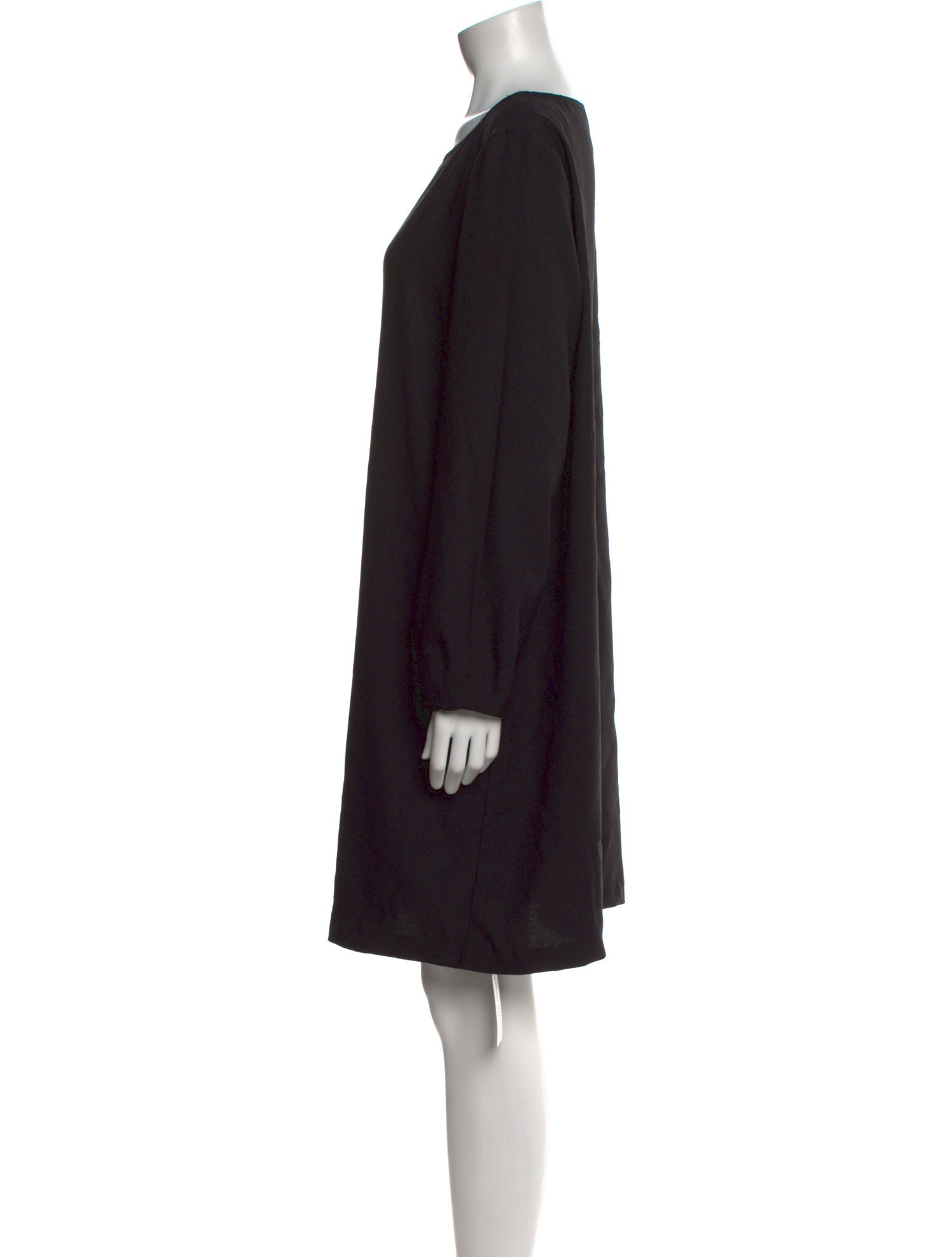 Halston Scoop Neck Knee-Length Dress