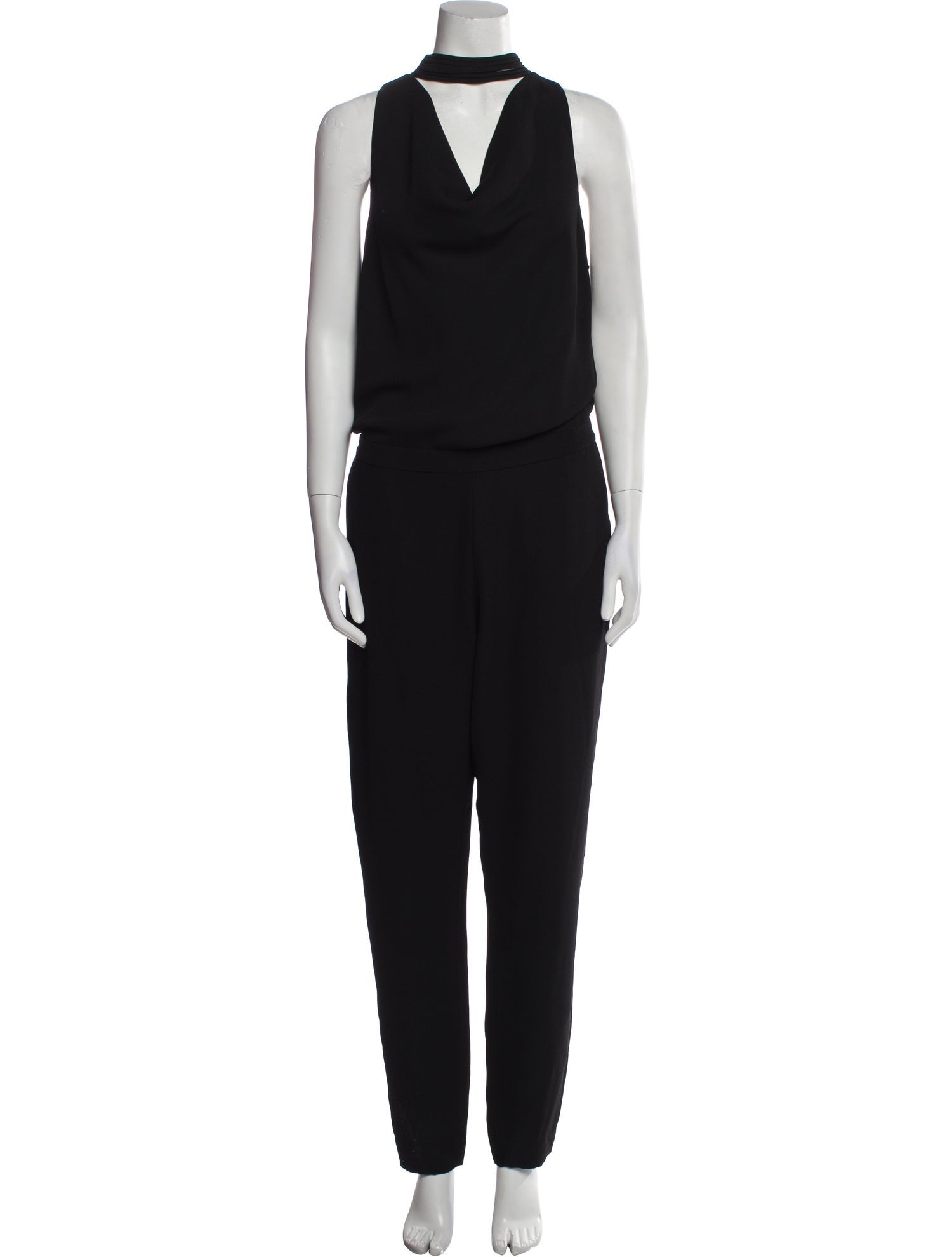Halston Mock Neck Jumpsuit