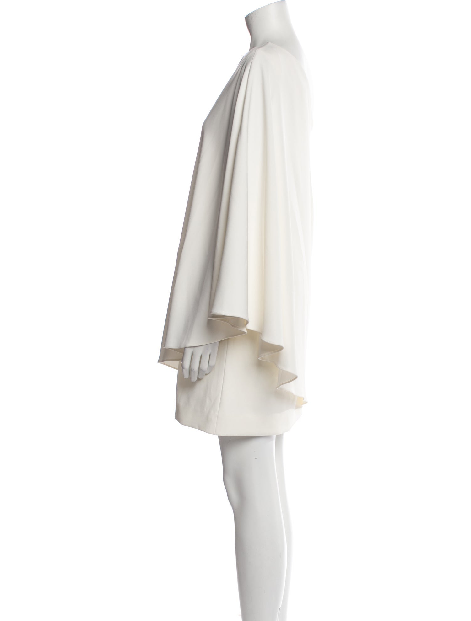 Halston One-Shoulder Mini Dress