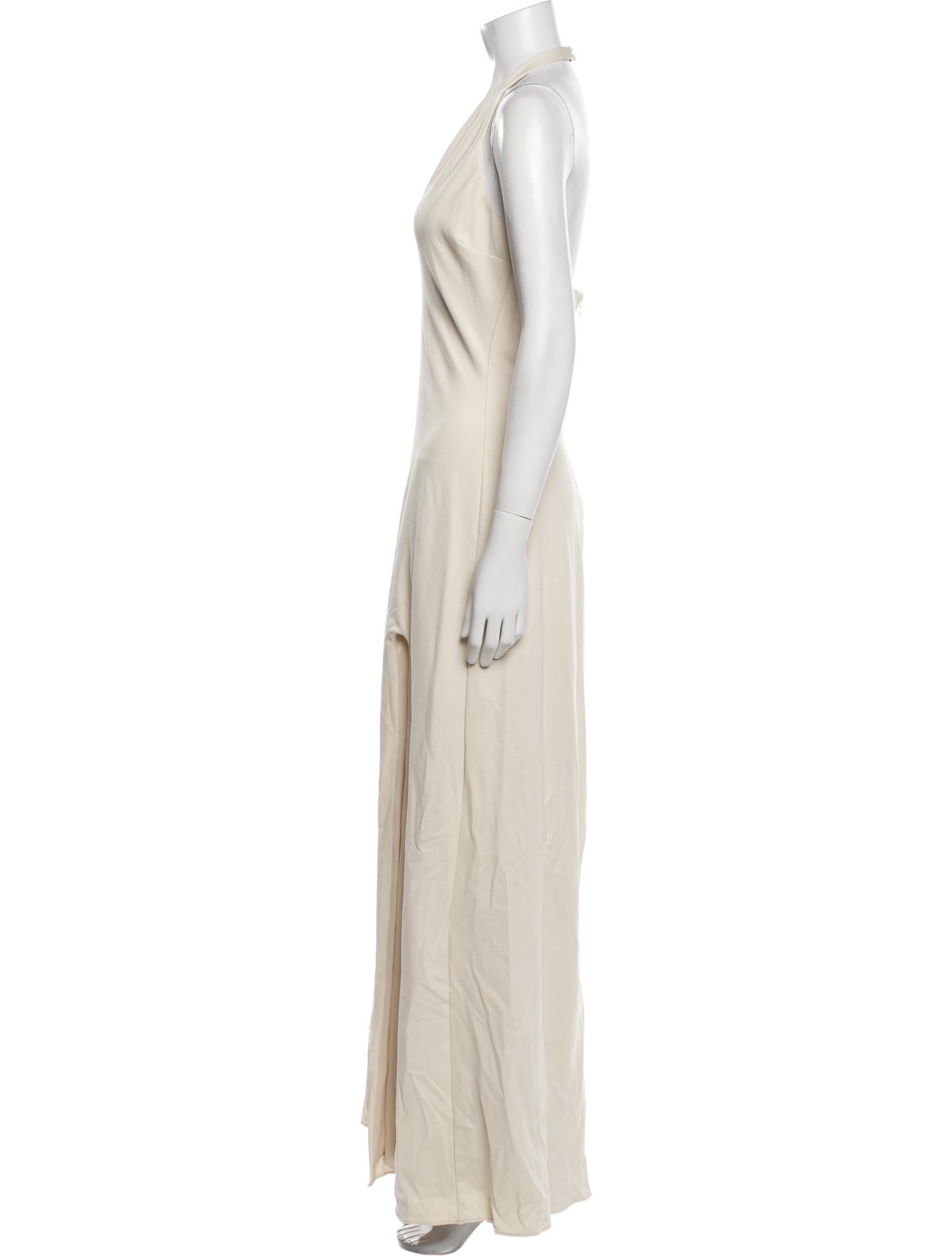 Halston Halterneck Long Dress