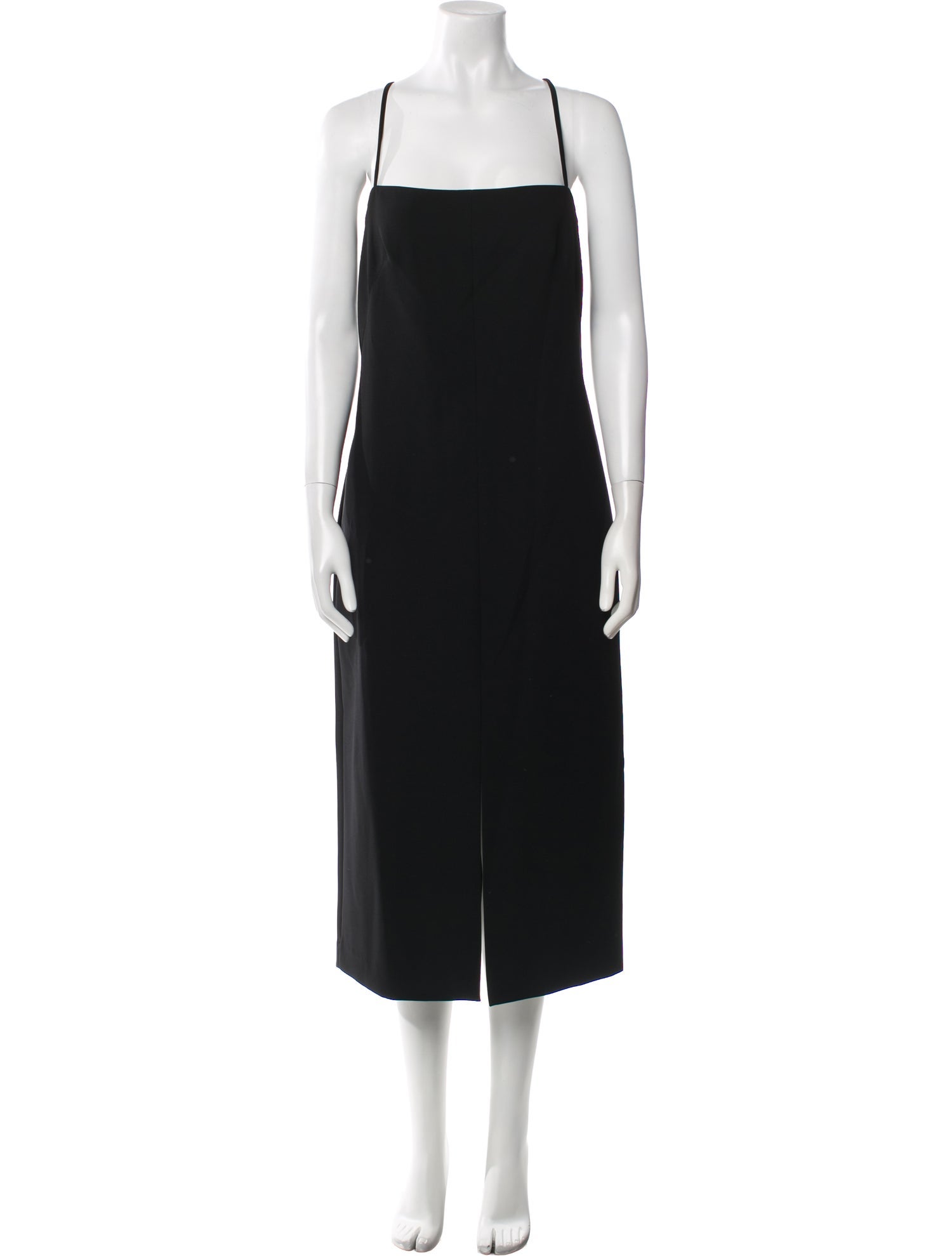 Halston Square Neckline Midi Length Dress w/ Tags