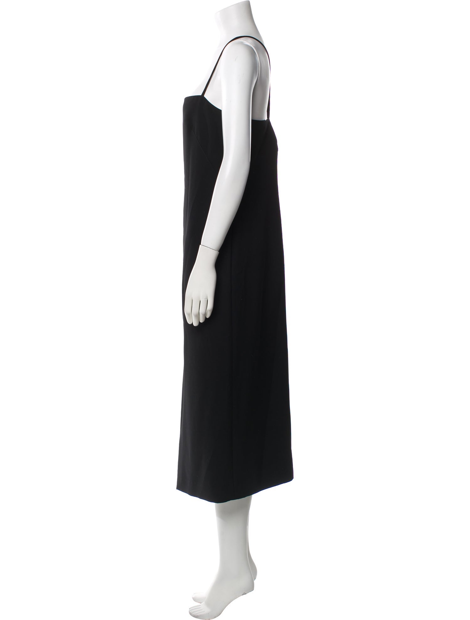 Halston Square Neckline Midi Length Dress w/ Tags