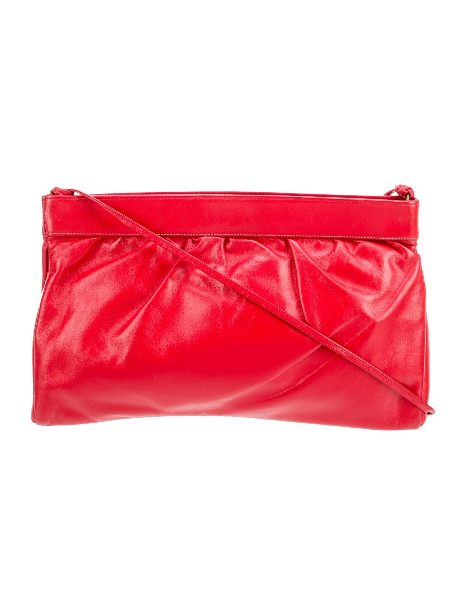 Halston Leather Shoulder Bag