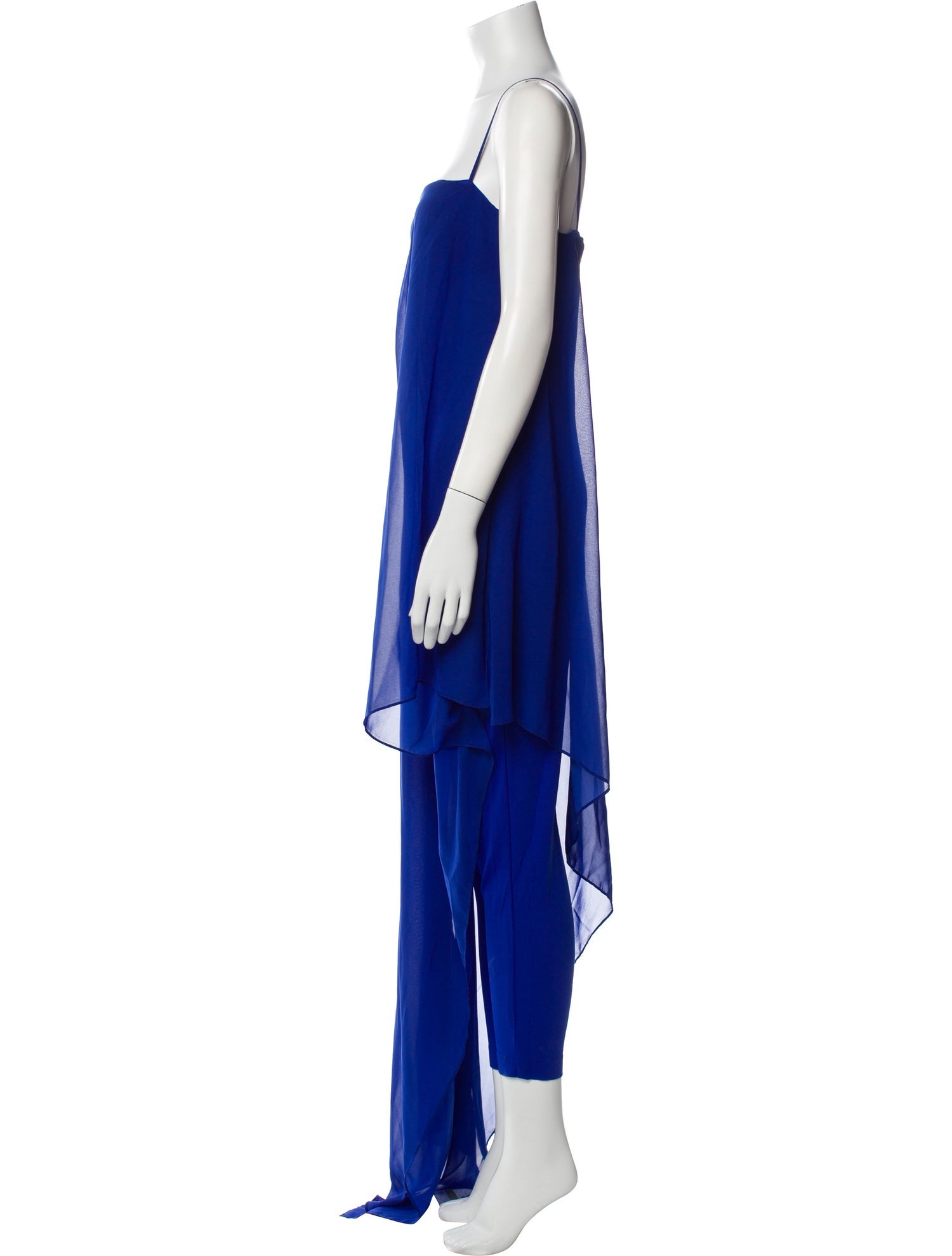 Halston Square Neckline Jumpsuit